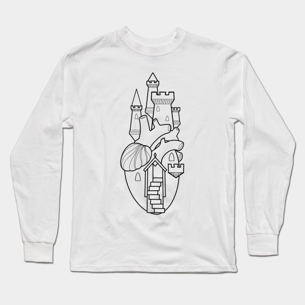 Heart fortress Long Sleeve T-Shirt by Boris6666